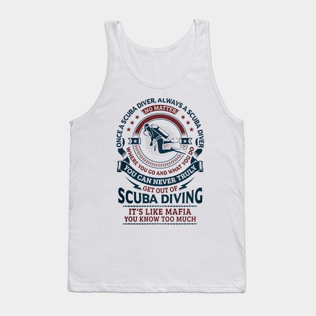 Scuba Diving Tank Top by methetca